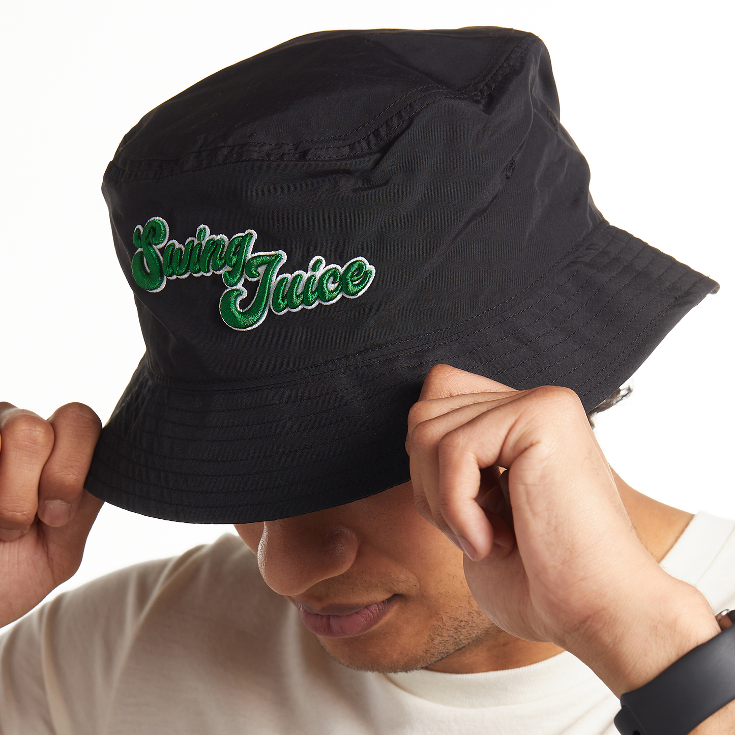 Golf Green Juice Unisex Bucket Hat Black O/S - The Golf Guys Online