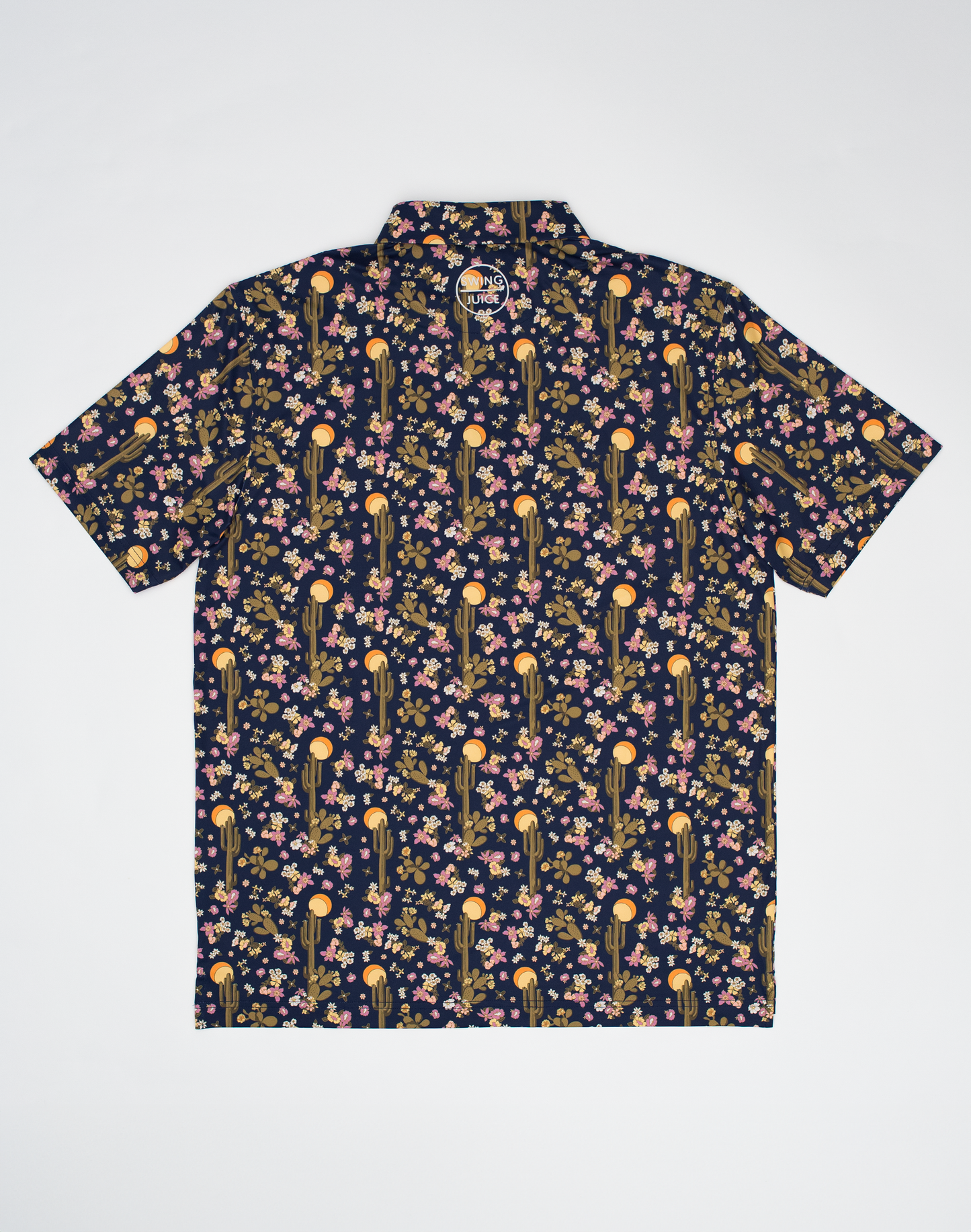 Golf Desert At Dusk Men's Polo - The Golf Guys Online