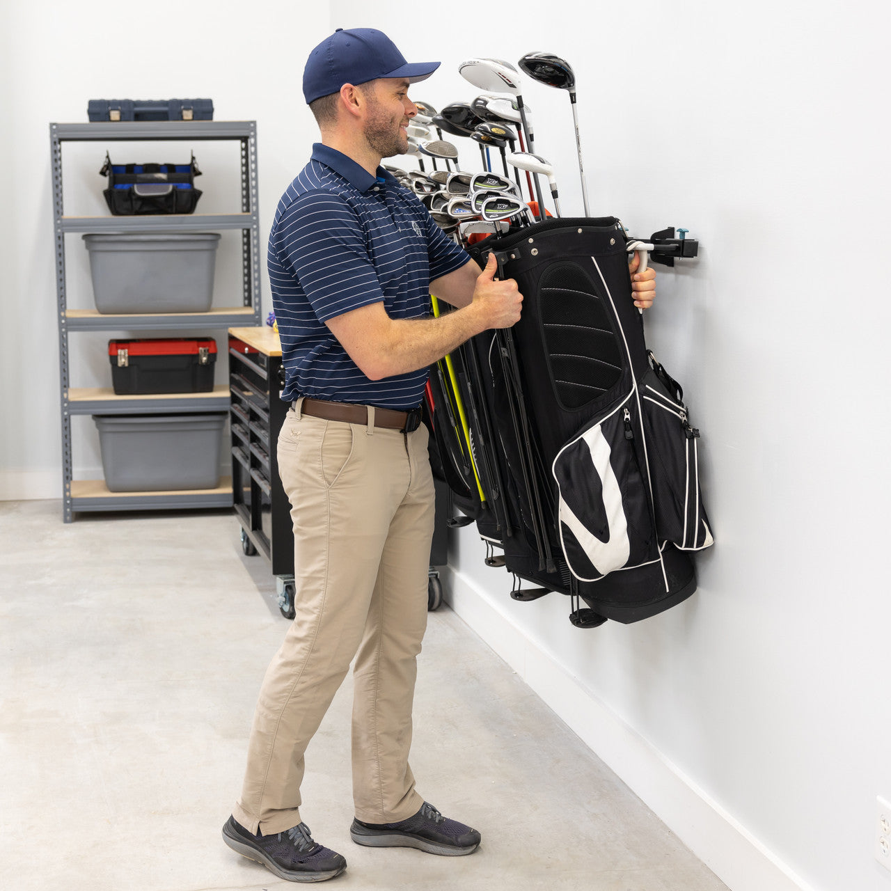 G-Golf | Adjustable Wall Storage System | Holds 300 lbs - The Golf Guys Online