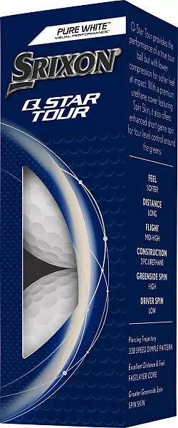Srixon Q-Star Tour 5 2024 Pure White Golf Balls
