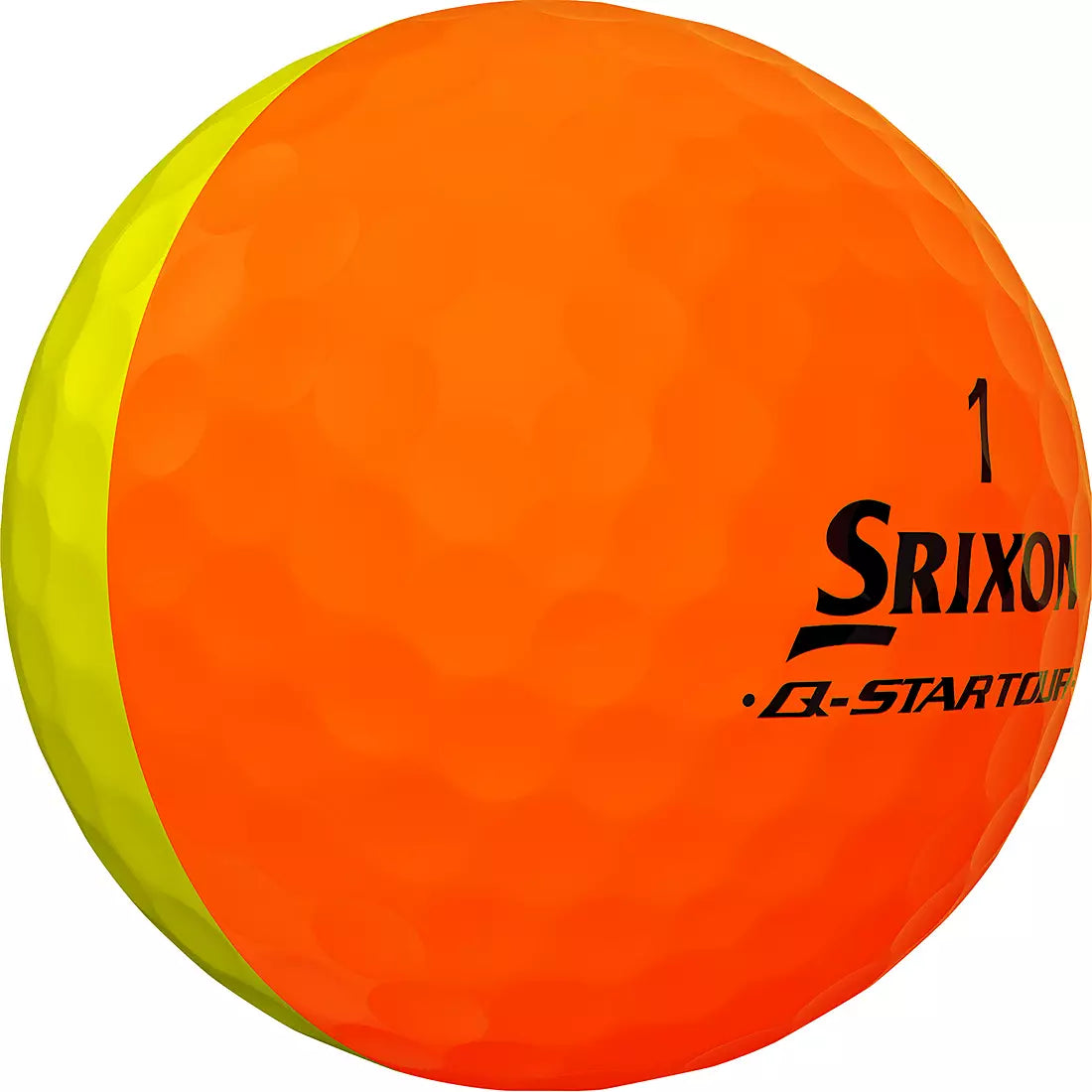Srixon Q-Star Tour Divide Brite Yellow/Orange Golf Balls