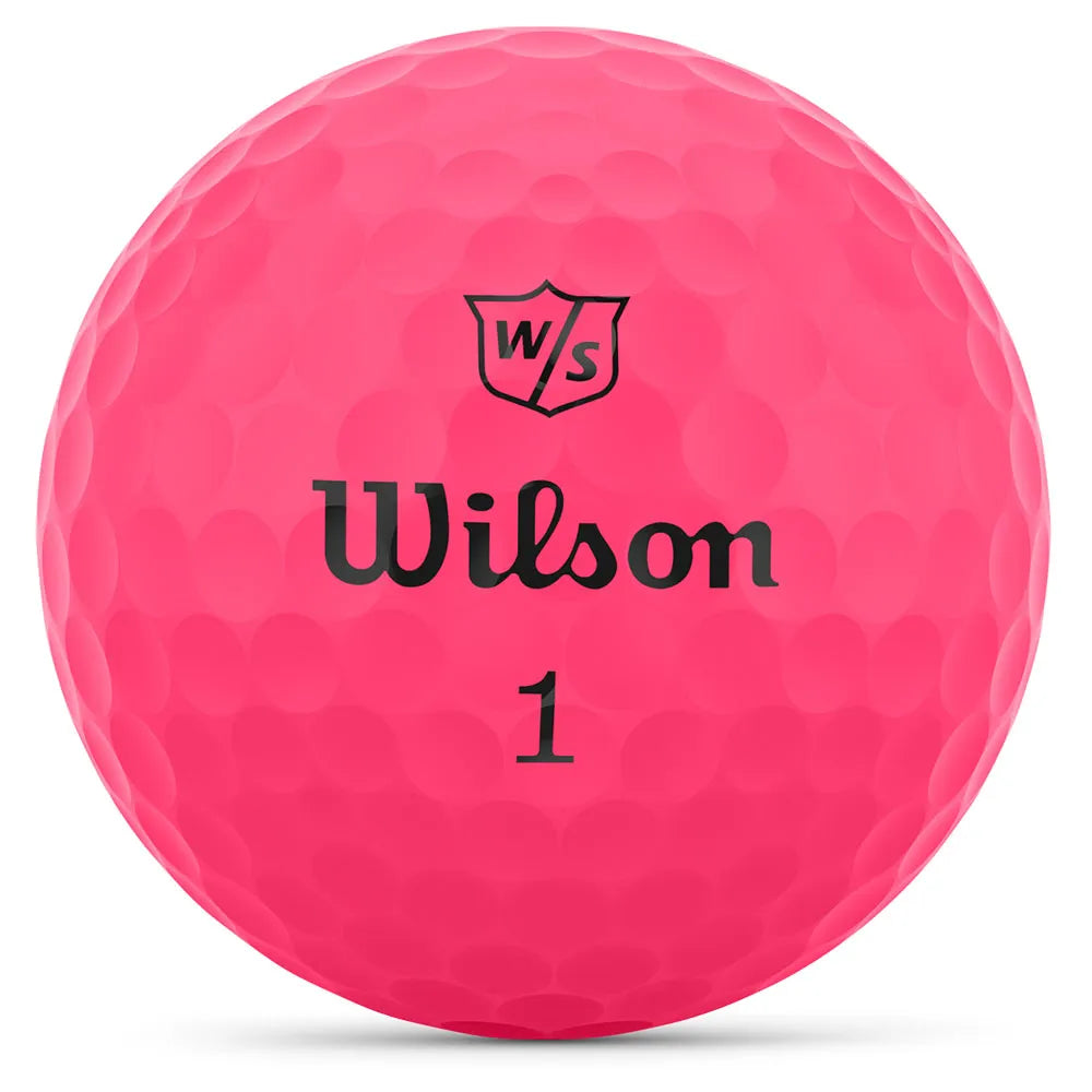 Wilson Duo Soft Pink 2023 Golf Balls - The Golf Guys Online