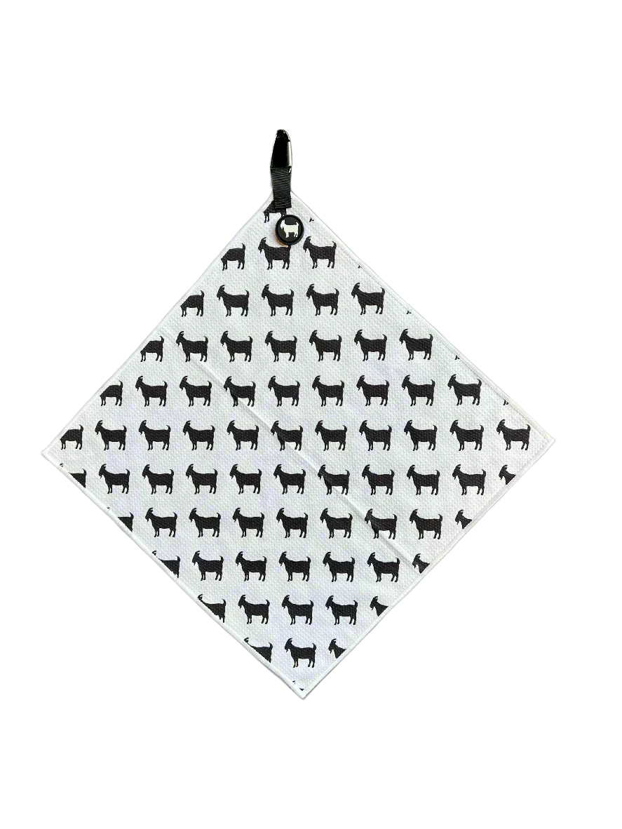 THE OG WHITE GOLF TOWEL - The Golf Guys Online
