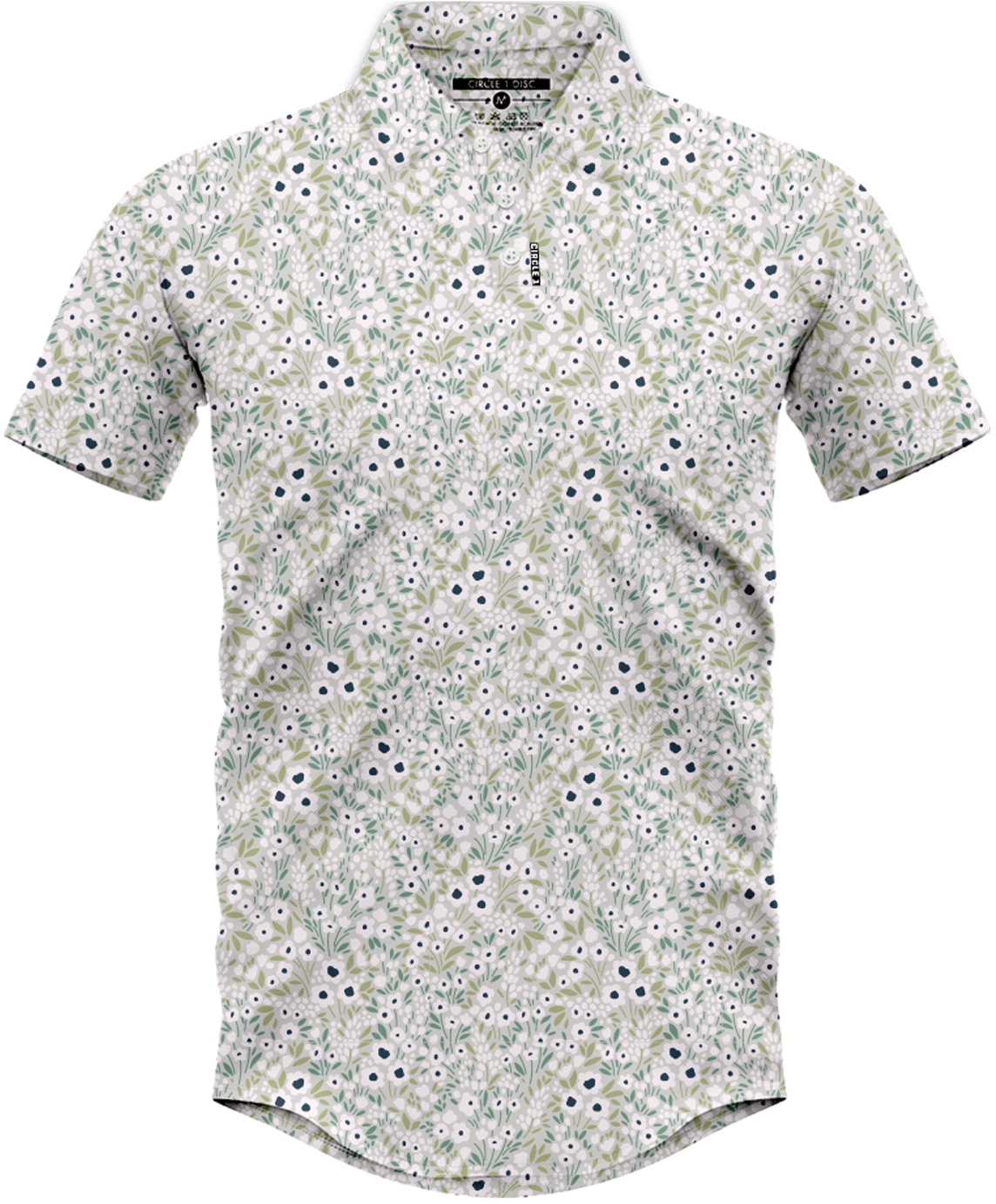 C1 Original Polo V3 - Floral - The Golf Guys Online