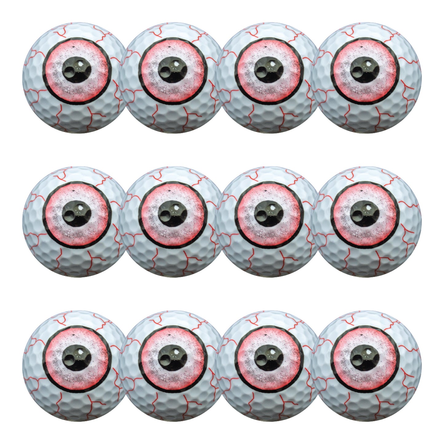 New Novelty Red Blood Shot Eyeballs Golf Balls
