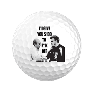 New Novelty Trailer Park Boyz Deluxe Mix of Golf Balls