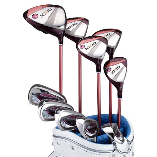 XXIO 13 Ladies Bordeaux 10-Piece Complete Set Right Ladies Standard - The Golf Guys Online