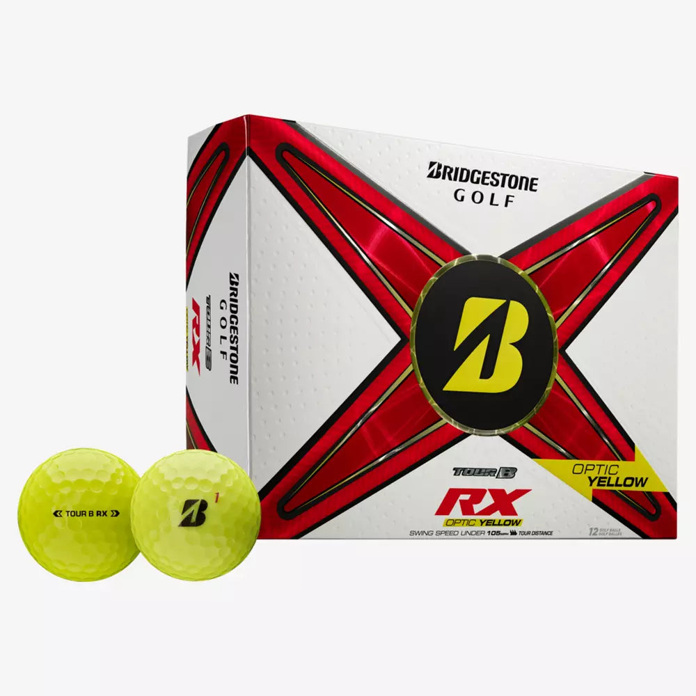 Bridgestone Tour B RX 2024 Yellow Golf Balls