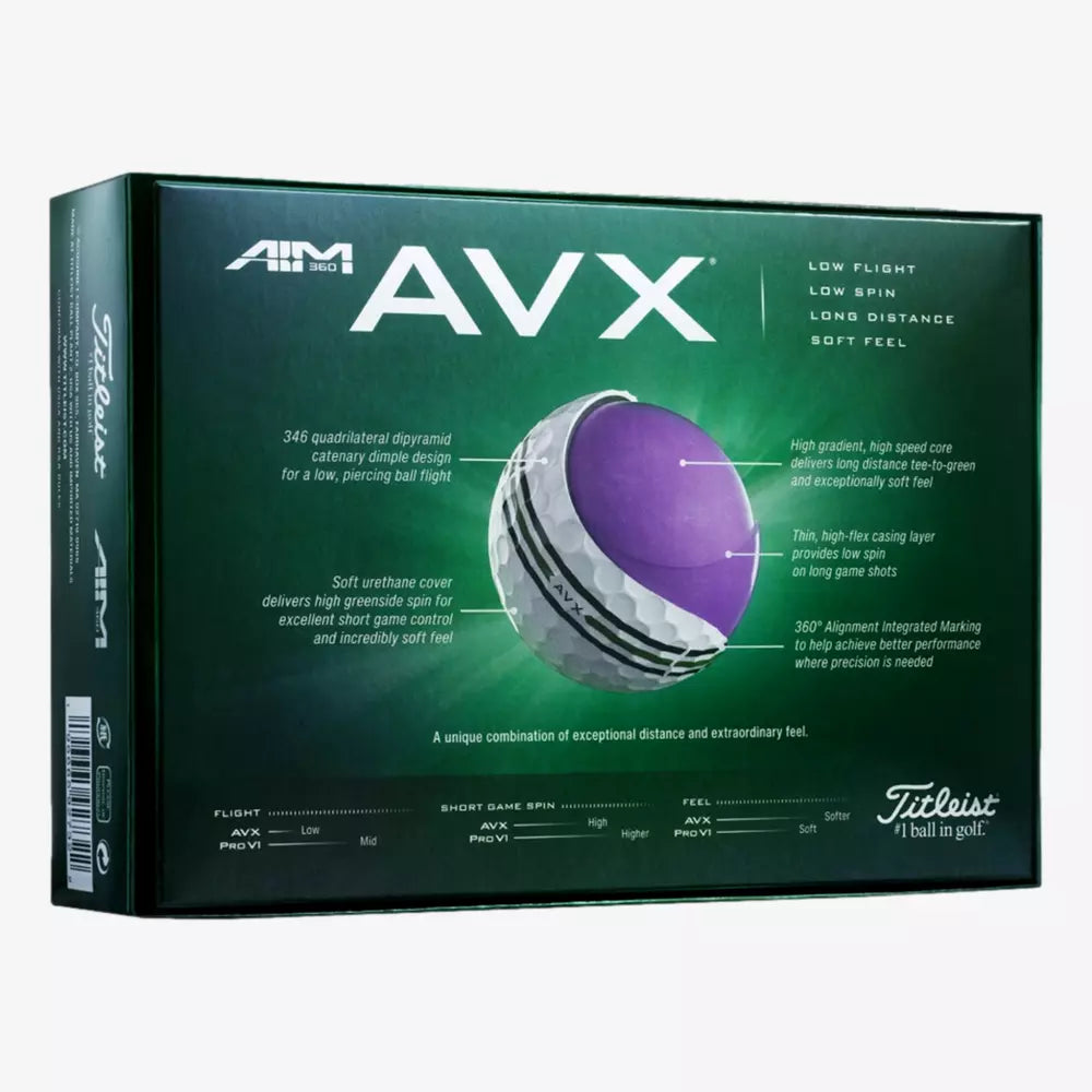 Titleist AVX 360 White Golf Balls