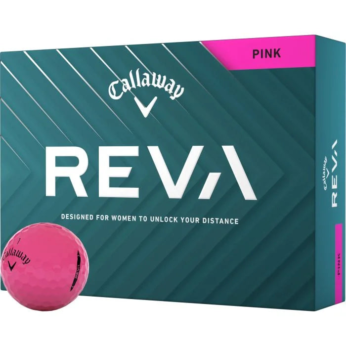 Callaway Golf 2025 REVA Pink Golf Balls