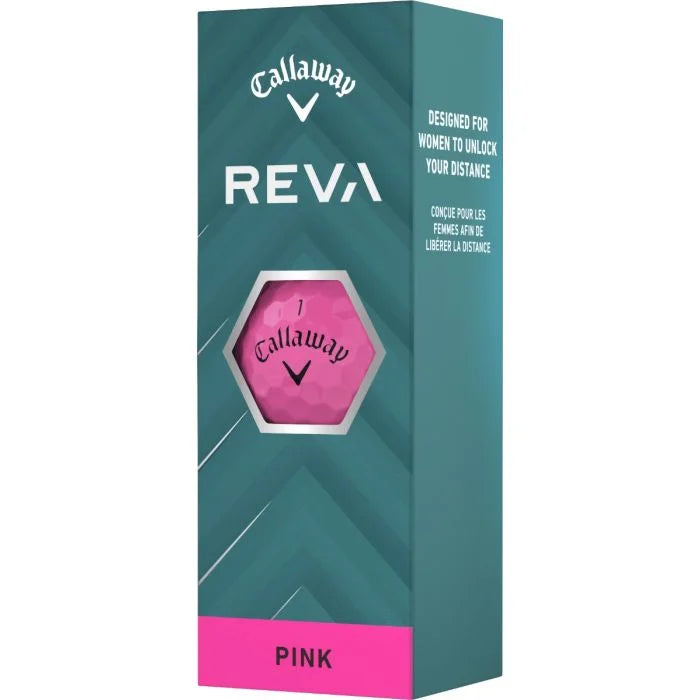 Callaway Golf 2025 REVA Pink Golf Balls