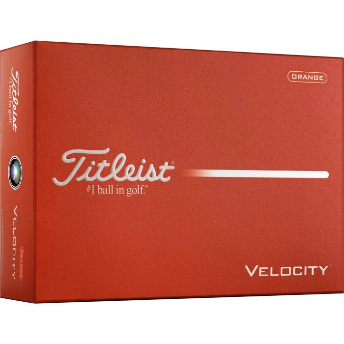 Titleist 2026 Velocity Matte Orange Double Digits Golf Balls – The