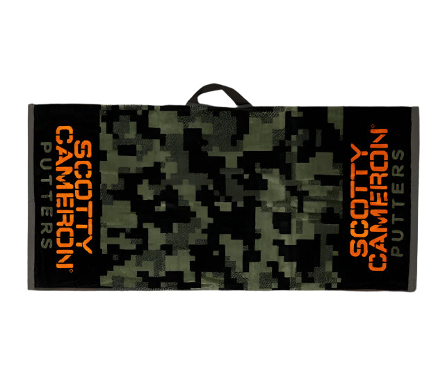 Scotty Cameron - Players Digital Run Green Camo Golf Towel – The