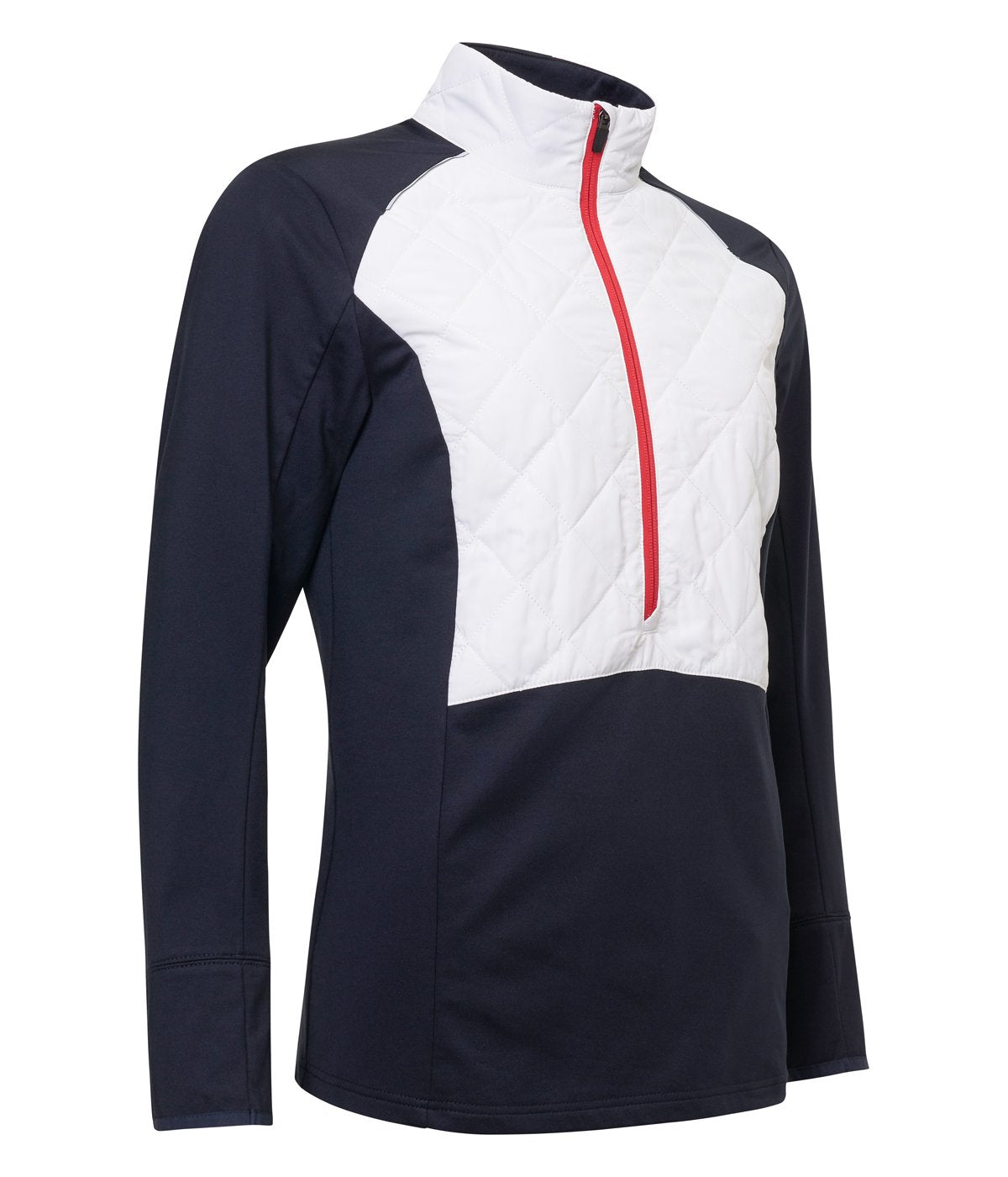Women’s Troon Warm and Windproof Hybrid Half-Zip Jacket - The Golf Guys Online
