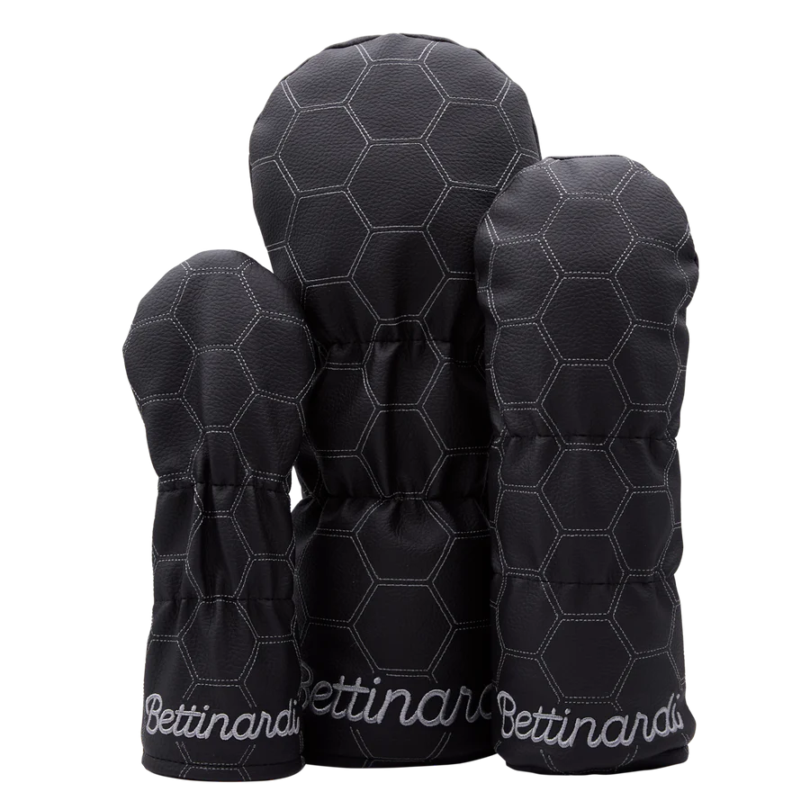 Bettinardi Greyscale Script BG Wood Headcover Set