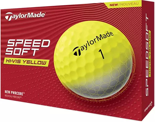 TaylorMade SpeedSoft Yellow 2024 Golf Balls - The Golf Guys Online