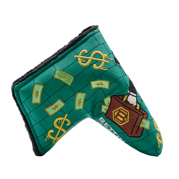 Limited Bettinardi x Monopoly Mr. Monopoly Money Thief Blade Putter Headcover