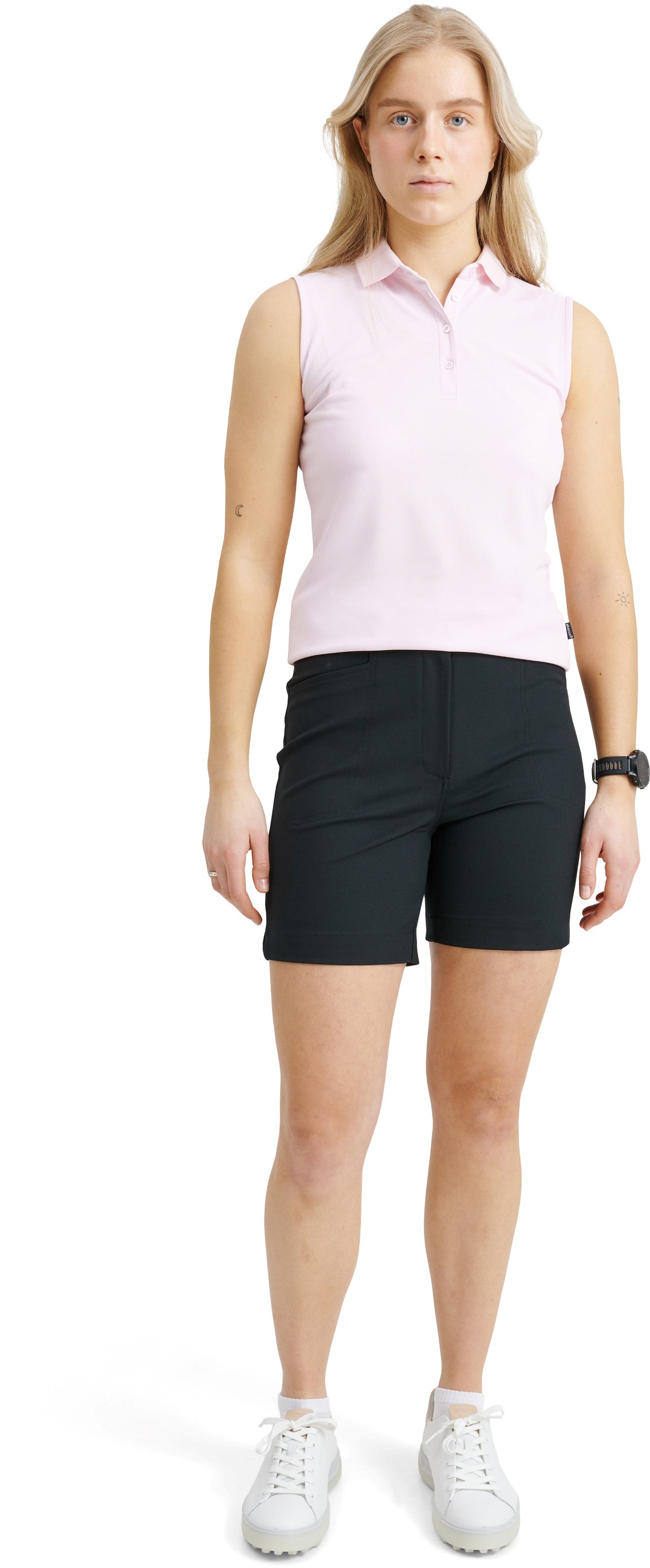 Women Elite Shorts (high waist)-4-ways stretch - The Golf Guys Online