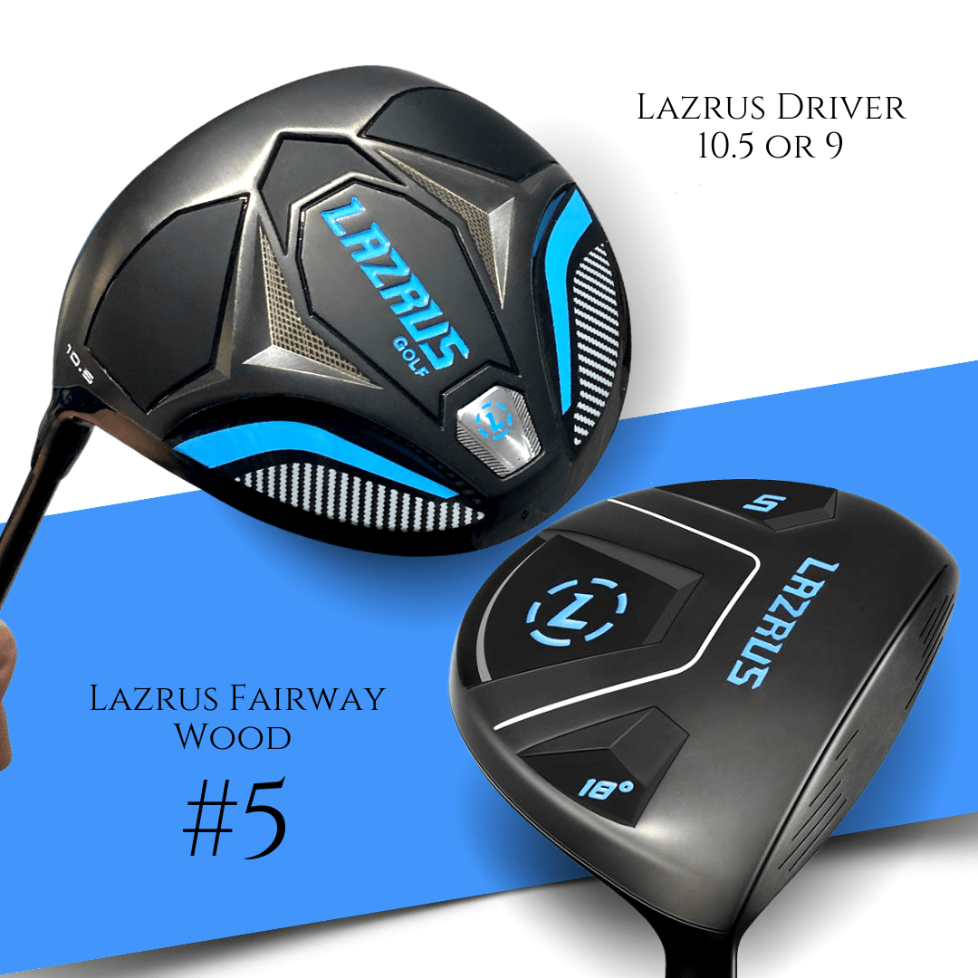 Lazrus Golf - Driver and Fairway Wood Bundle - The Golf Guys Online