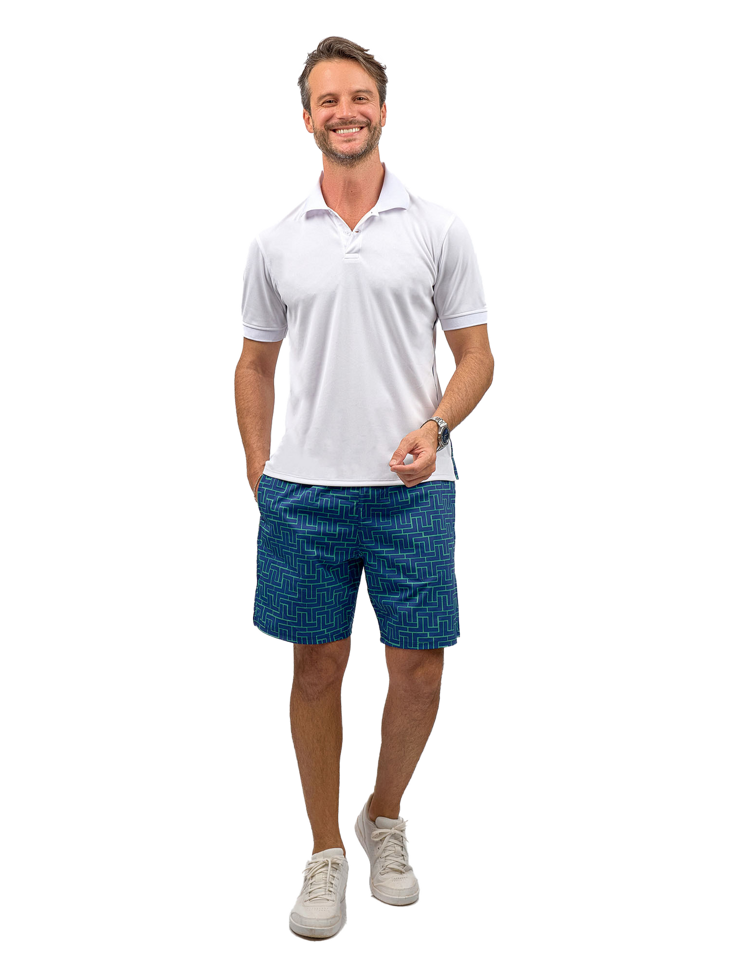 Men's Tennis Shorts - Spin Shorts with Pockets & UV Protection - The Golf Guys Online