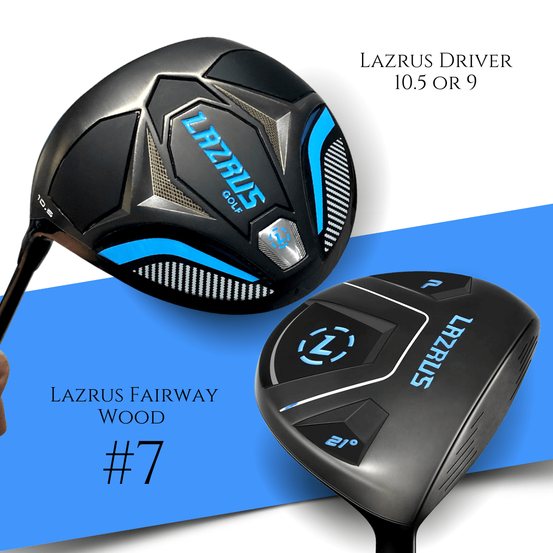 Lazrus Golf - Driver and Fairway Wood Bundle - The Golf Guys Online
