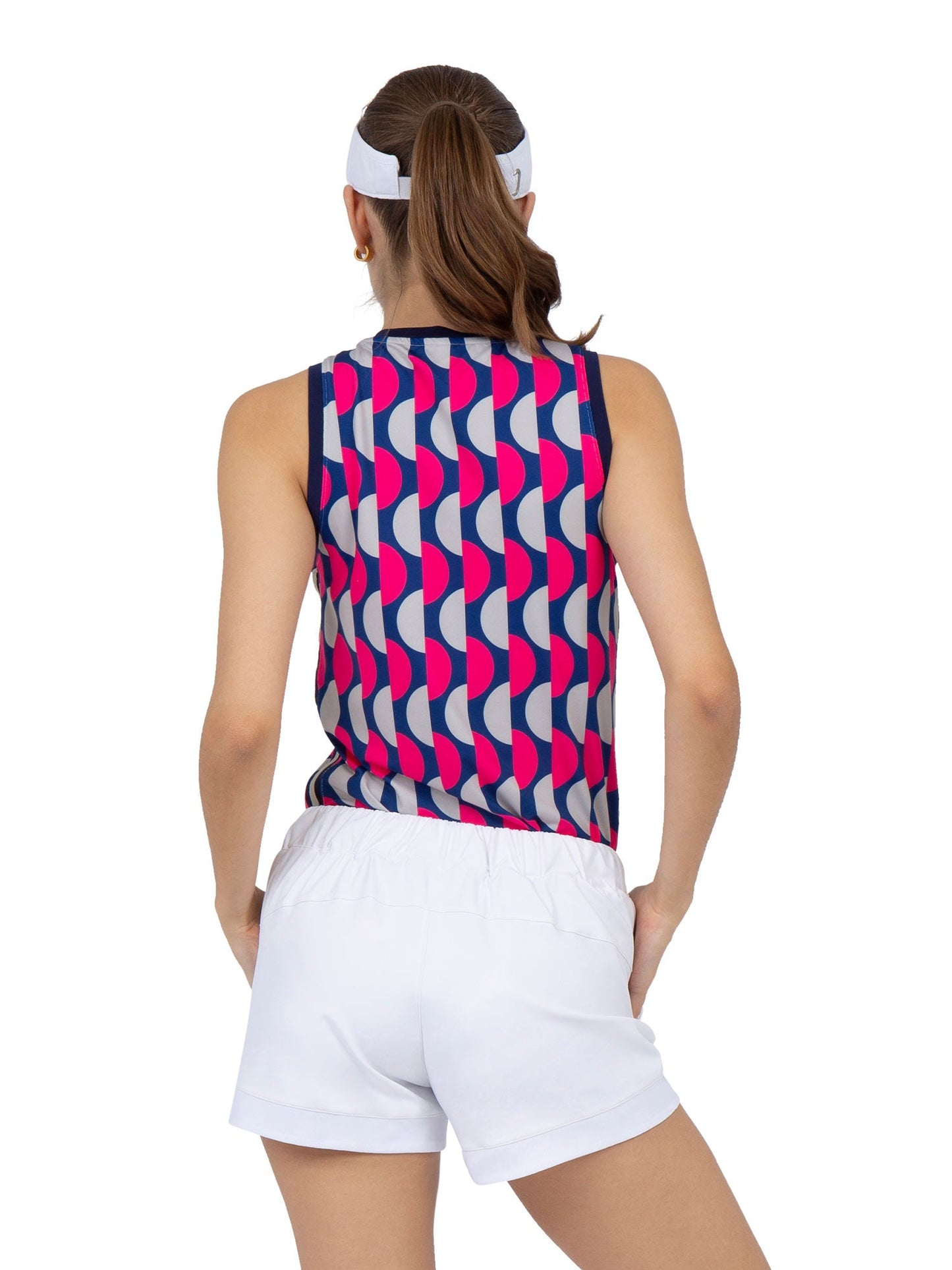 Geo Print Audrey Performance Tank - The Golf Guys Online