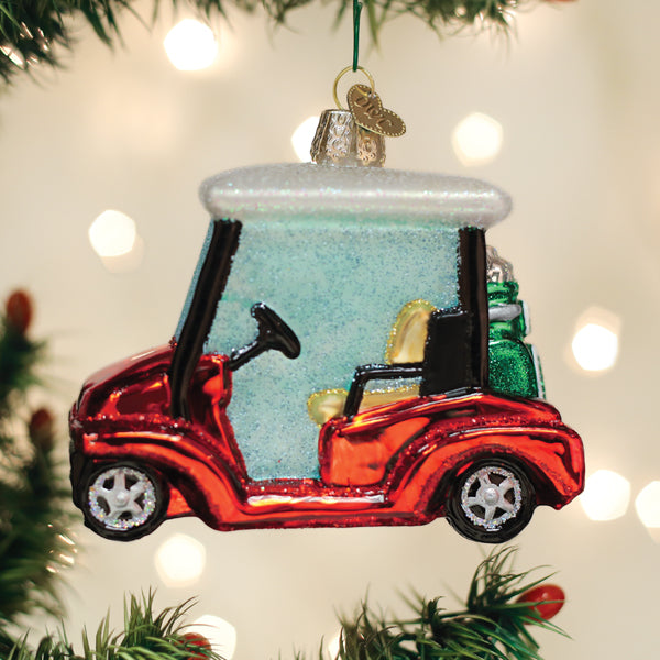 Golf Cart Ornament - The Golf Guys Online