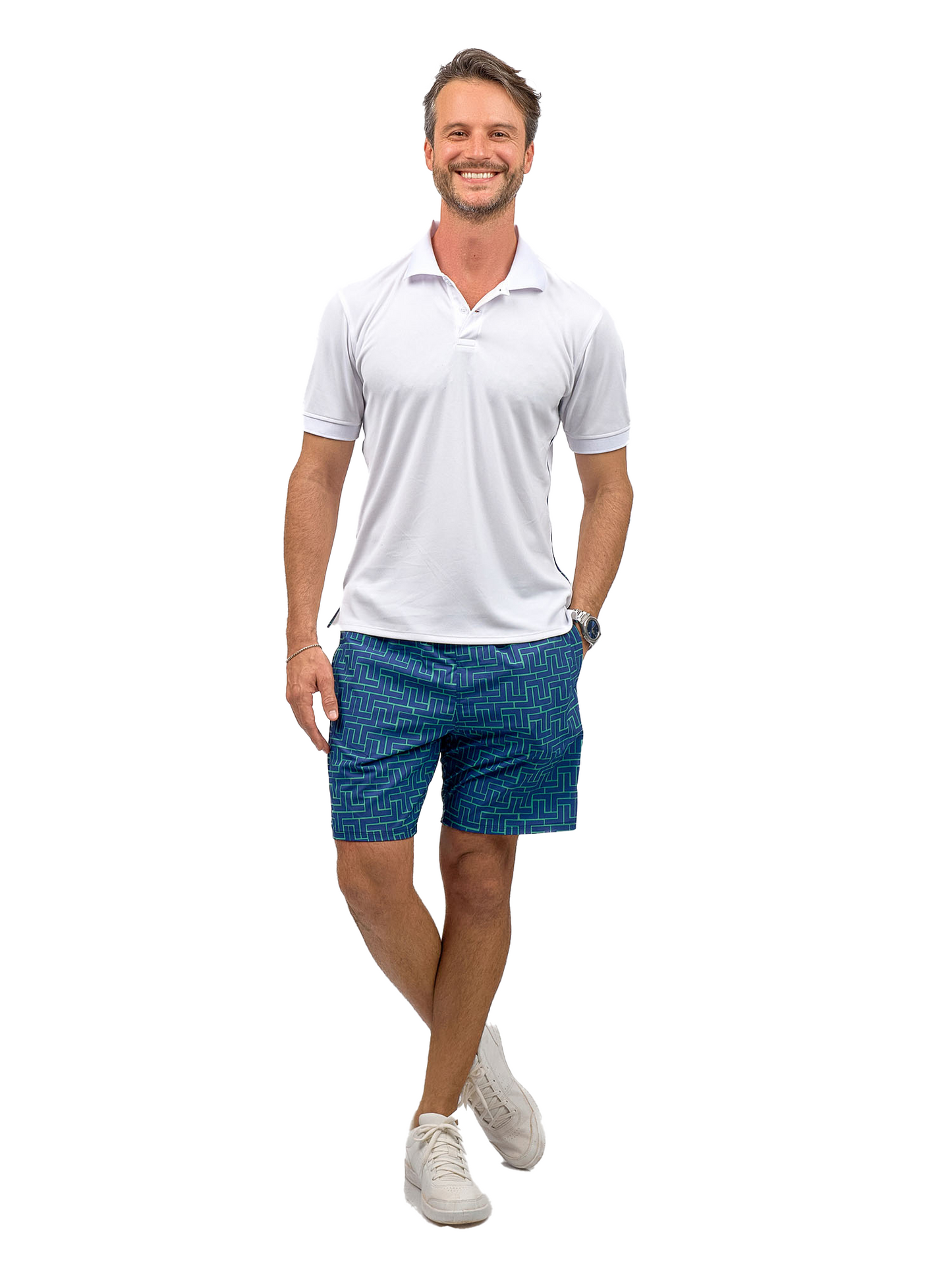Men's Tennis Shorts - Spin Shorts with Pockets & UV Protection - The Golf Guys Online