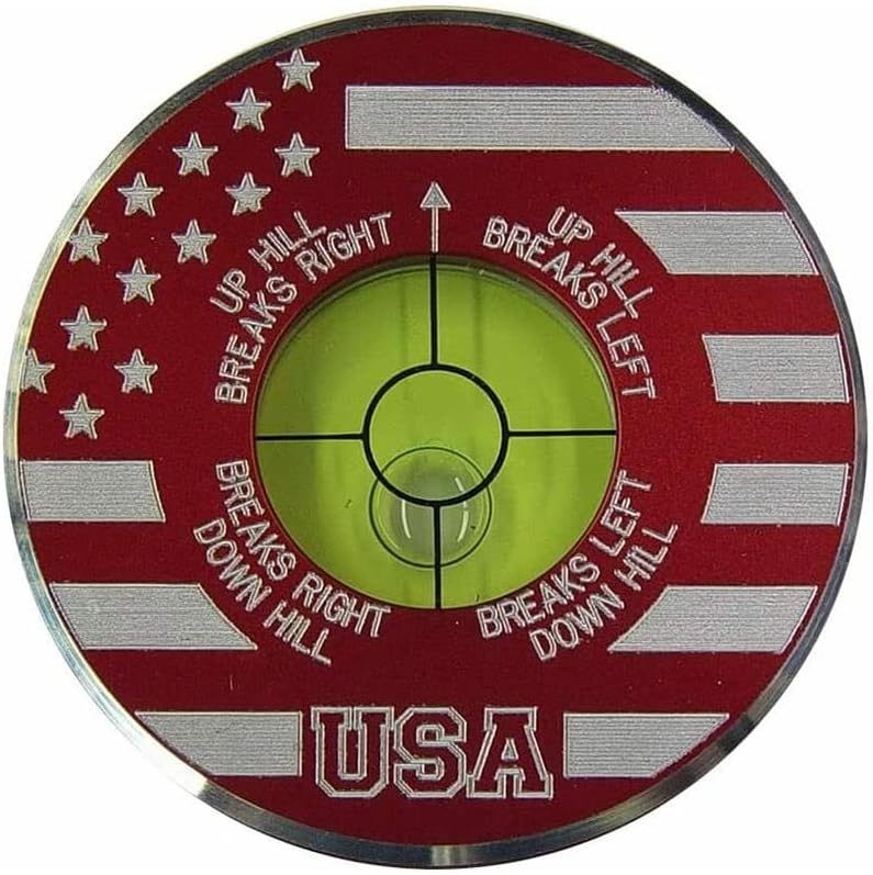 Sure Putt Pro Golf Green Reader - USA - Limited Edition Red - The Golf Guys Online