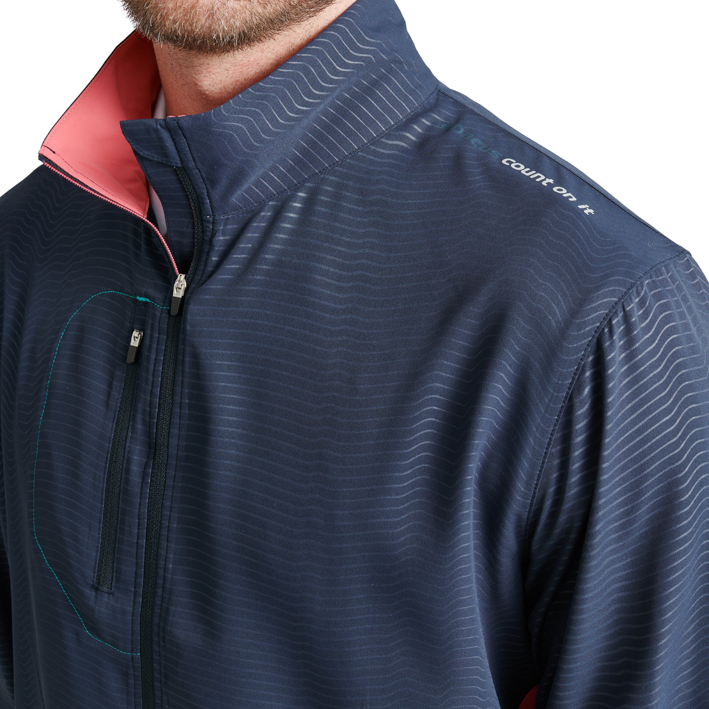 Men Lanark Stretch Wind Jacket (6oz) - The Golf Guys Online