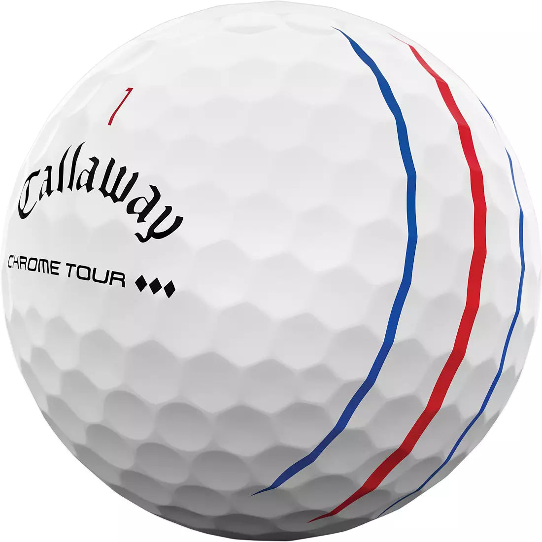Chrome Tour Triple Diamond Triple Track White 2025 Golf Balls