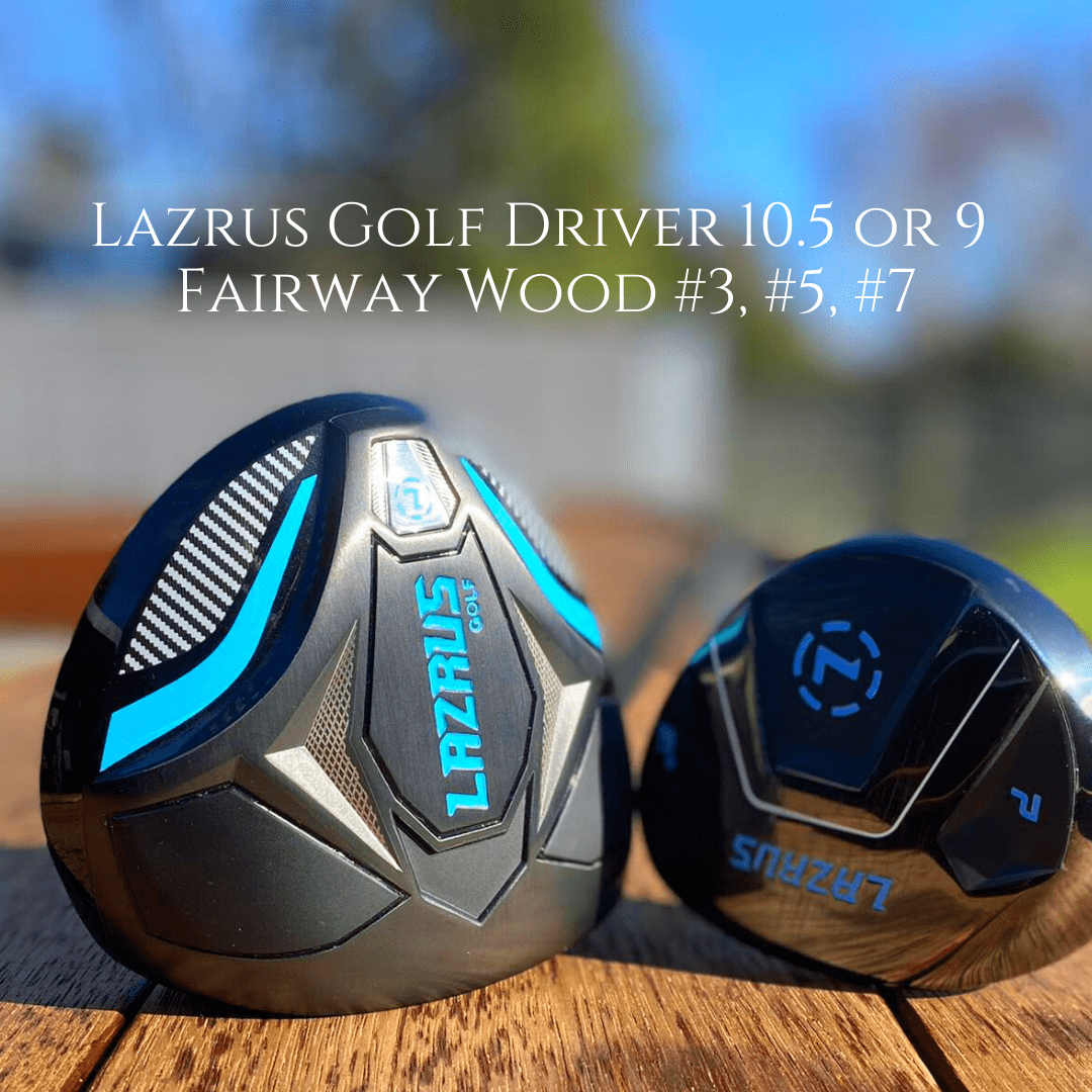 Lazrus Golf - Driver and Fairway Wood Bundle - The Golf Guys Online