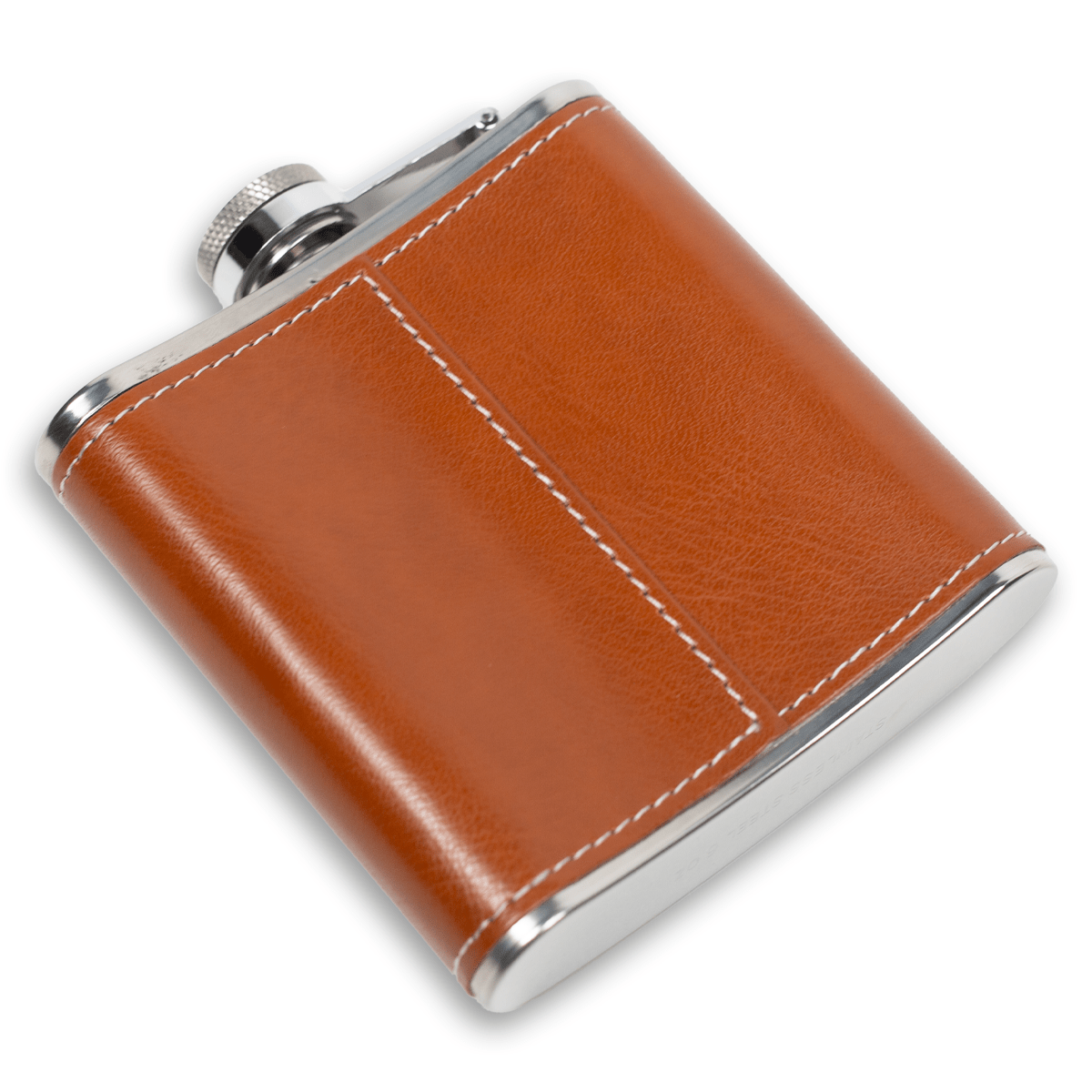 6oz Leather Wrap Flask - The Golf Guys Online