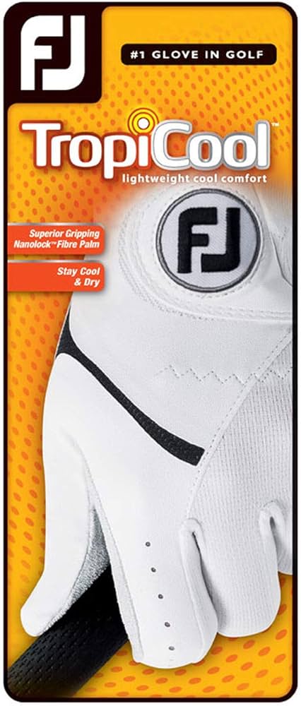 FootJoy Tropicool Men's Glove 2023 White - The Golf Guys Online
