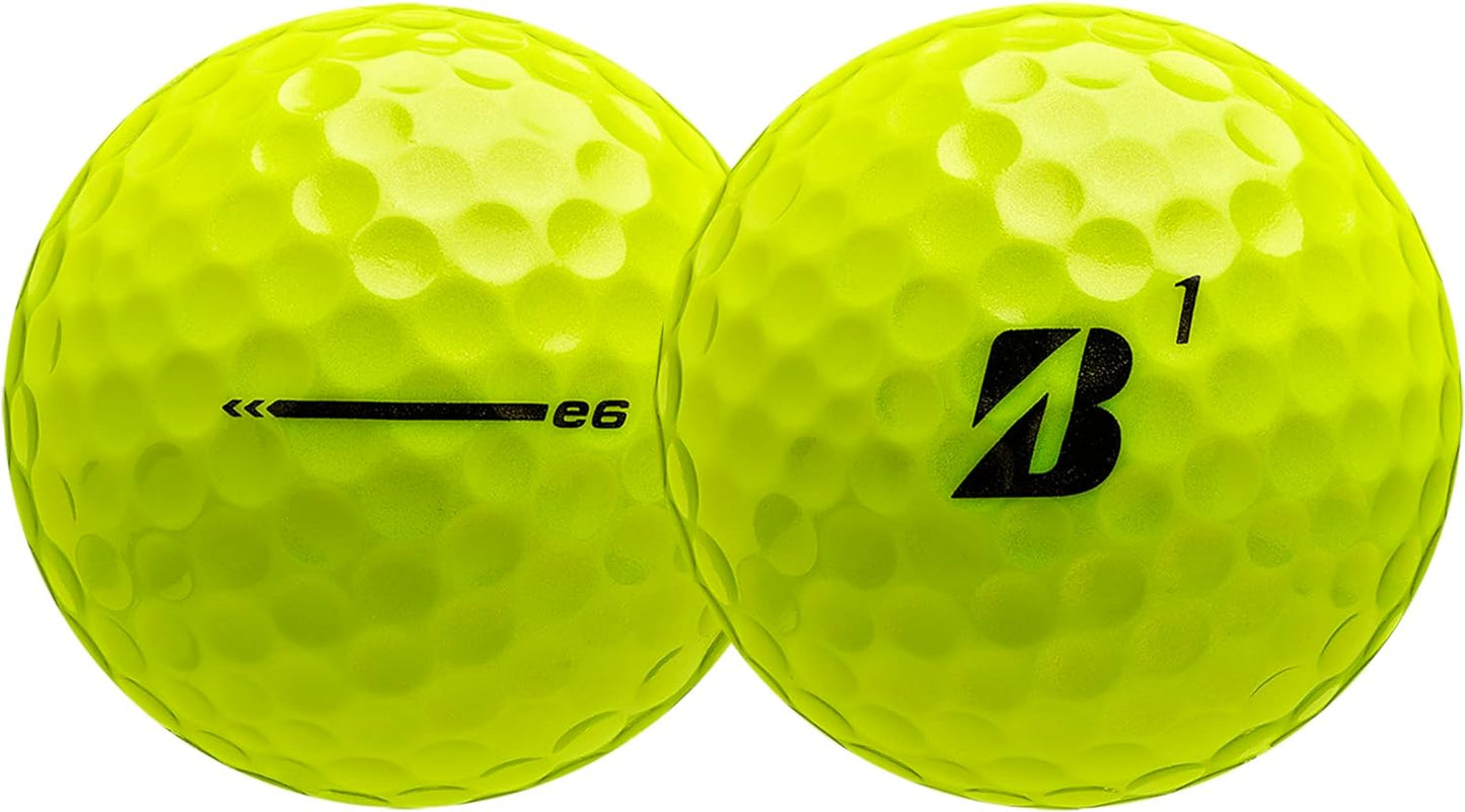 Bridgestone e6 Optic Yellow 2023 Golf Balls - The Golf Guys Online