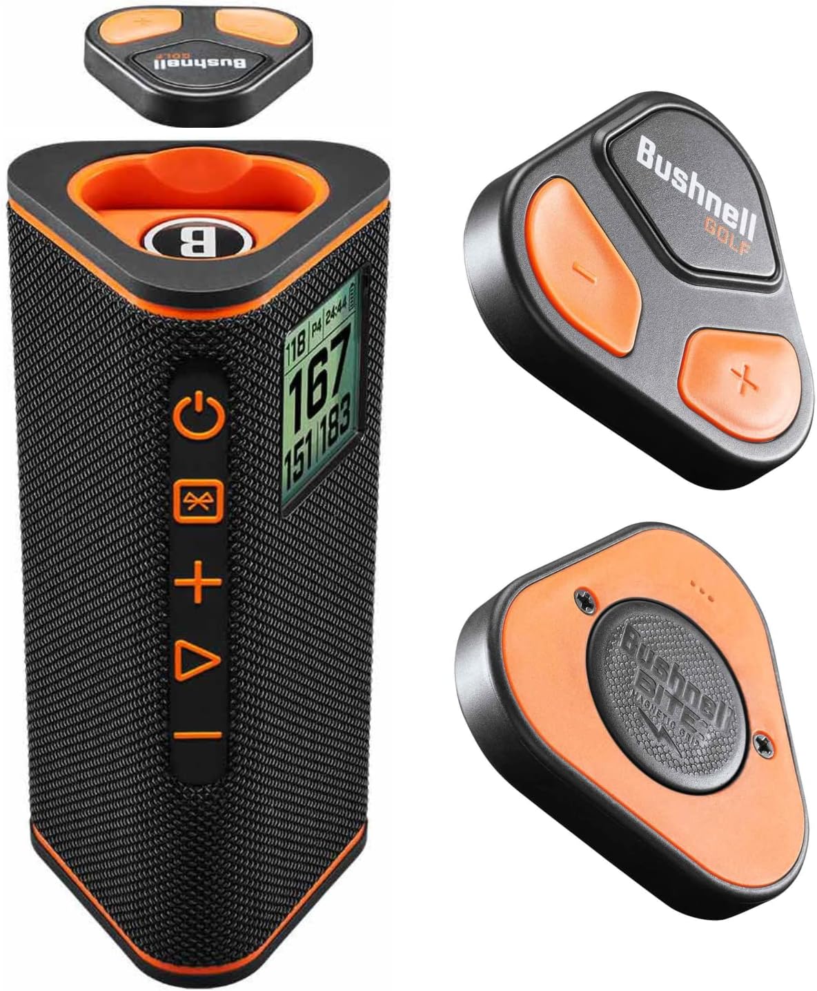 Bushnell Wingman View GPS Bluetooth Golf Speaker - Black - The Golf Guys Online