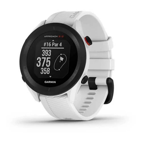 Garmin Approach S12 Golf GPS Smartwatch - White - The Golf Guys Online