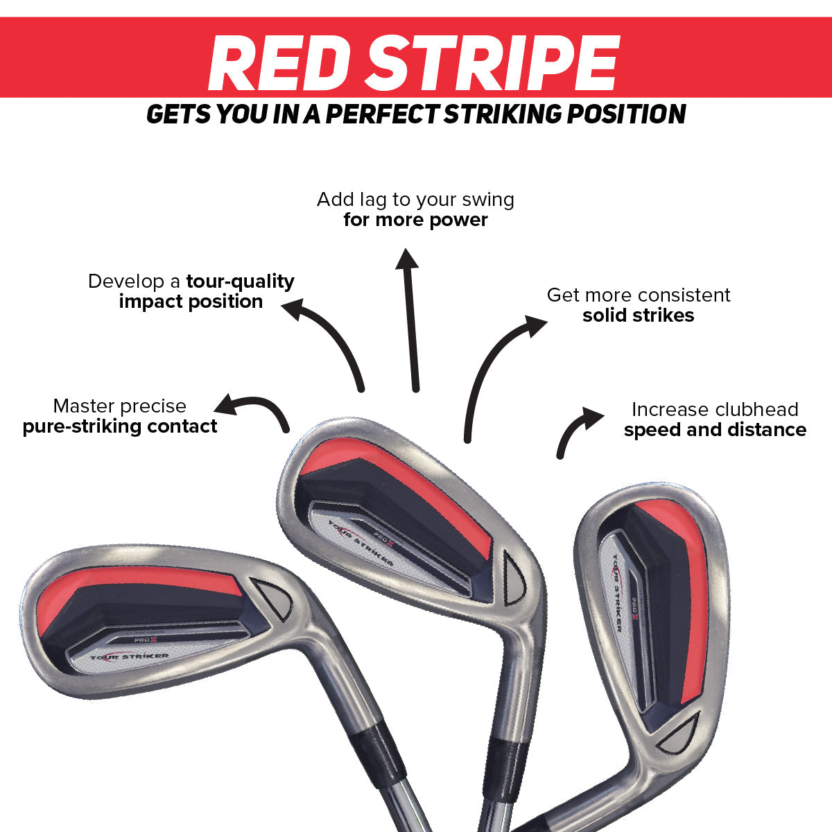 Tour Striker Pro 7X (RH) RED STRIPE - 15th Year ANNIVERSARY - The Golf Guys Online