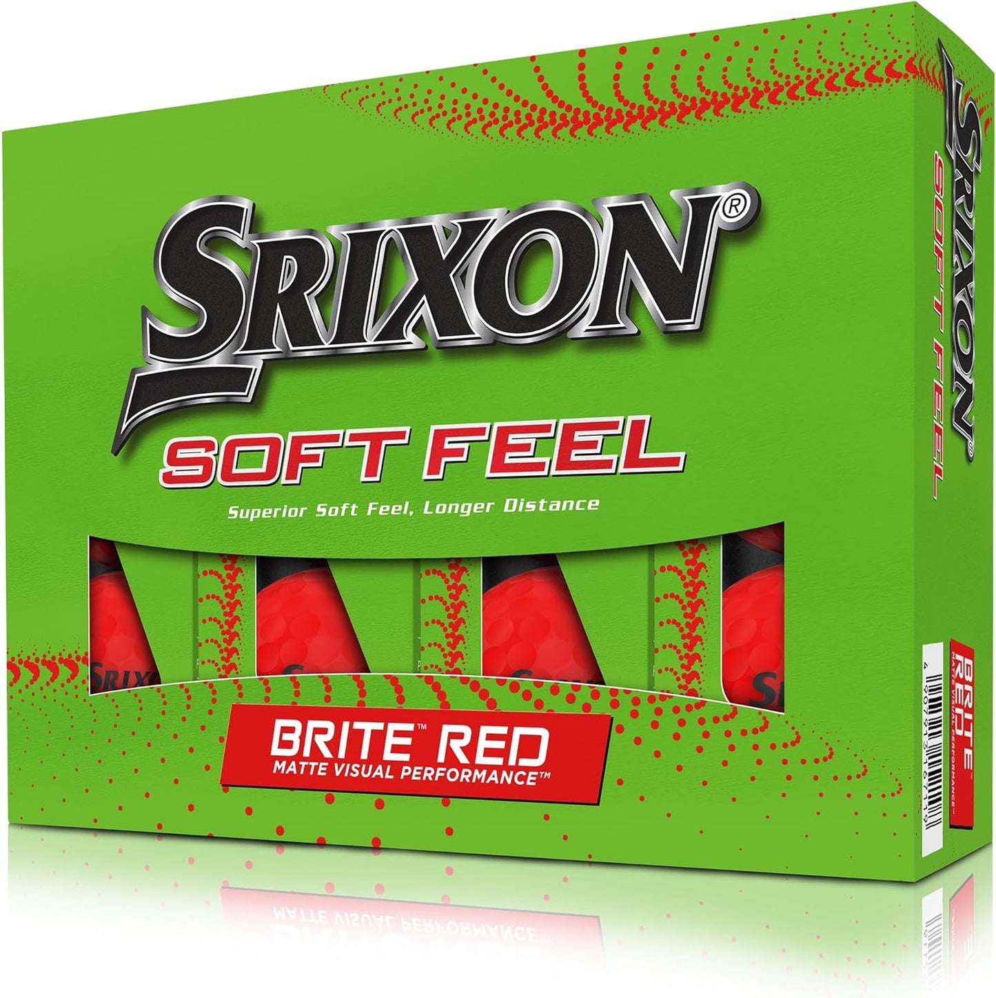 Srixon Soft Feel 13 Brite Red Golf Balls - The Golf Guys Online