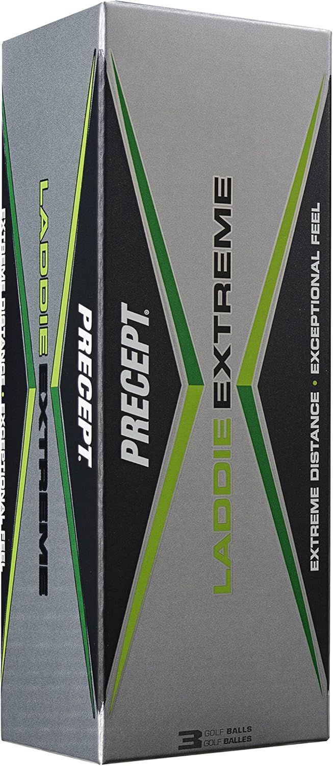 Precept Laddie Extreme Double Dozen 2017 White Golf Balls - The Golf Guys Online