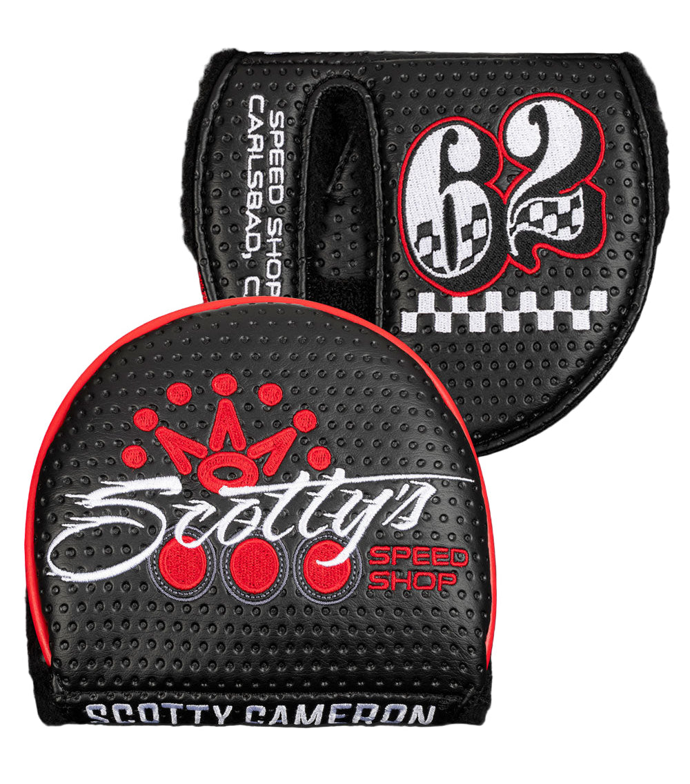 Scotty Cameron Black Scotty's Speed Blur Mid-Round Mallet Putter Headcover