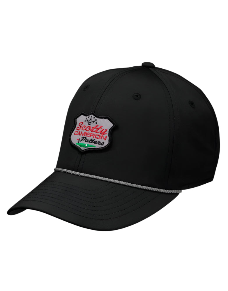 Scotty Cameron - Retro Patch Rope Black Hat – The Golf Guys