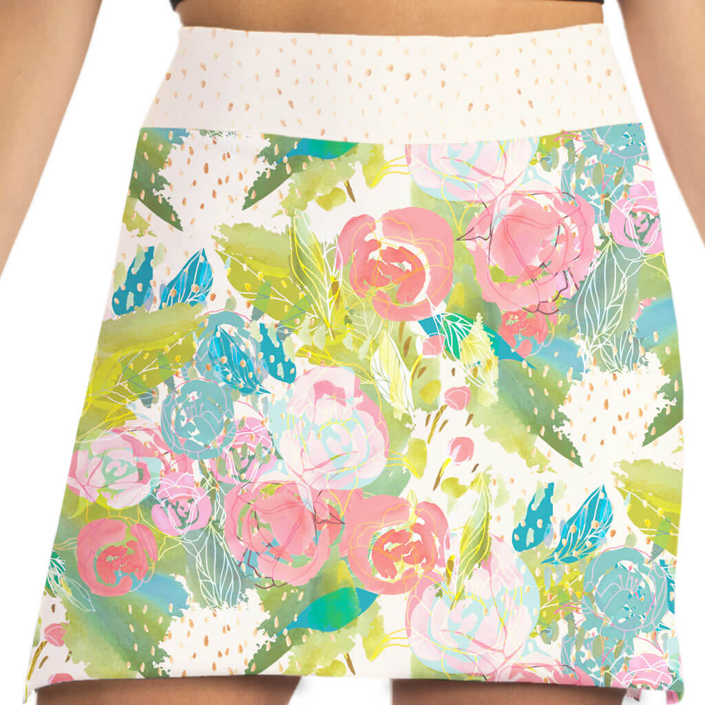 A ROSE IS A ROSE PULL ON SKORT - The Golf Guys Online