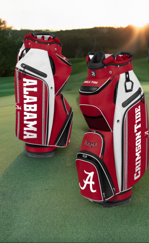 Alabama Crimson Tide Bucket III Cooler Golf Cart Bag - The Golf Guys Online