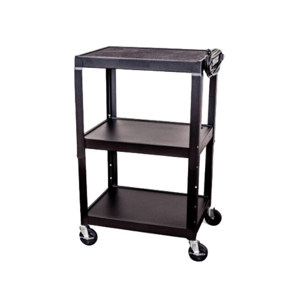 Steel Adjustable Height AV Cart - The Golf Guys Online