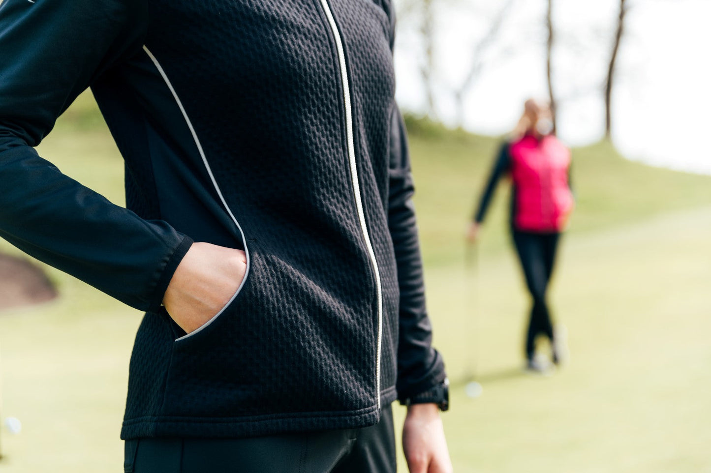 Women Scramble fullzip fleece jacket - The Golf Guys Online