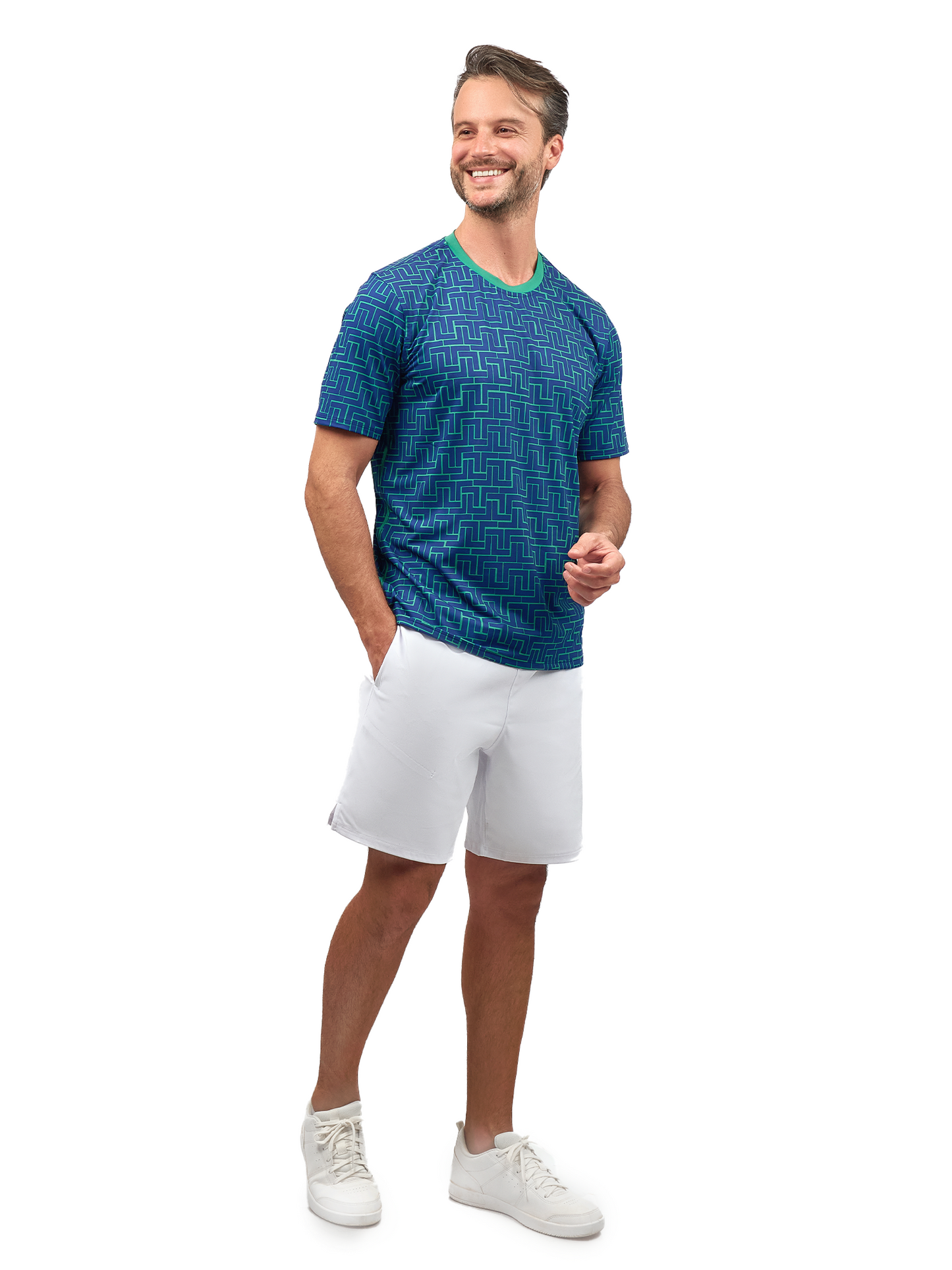 Men's Tennis Shorts - Spin Shorts with Pockets & UV Protection - The Golf Guys Online