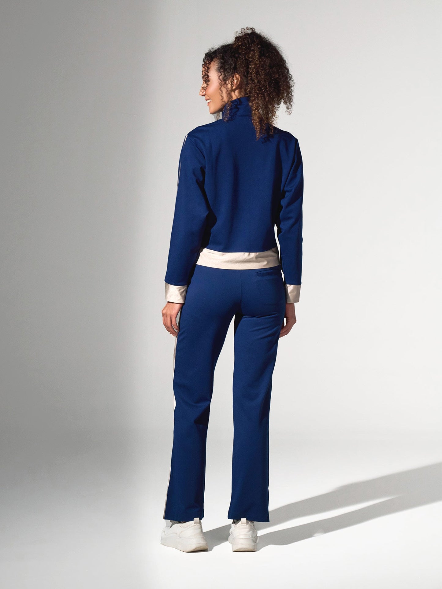 Women's Dolman Sleeve Sofia Knit Jacket - Ink/Silver Sand - The Golf Guys Online