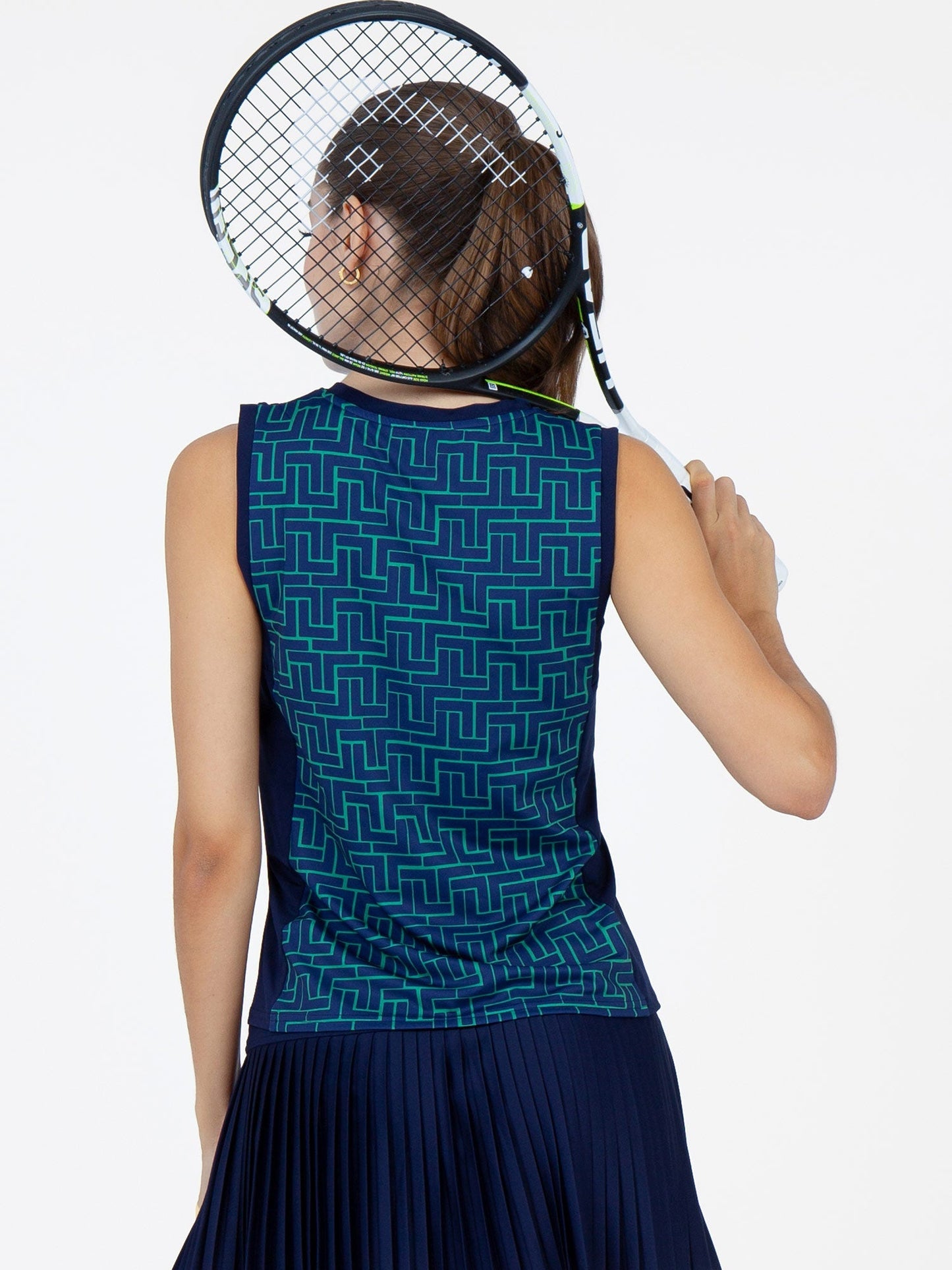 Harper Performance Tank - Ink Tessel/Ink - The Golf Guys Online