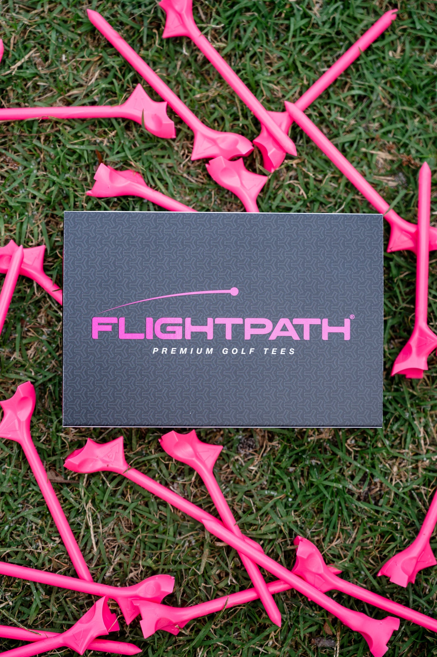 Pink Flightpath Golf Tees - 1 Pack - The Golf Guys Online